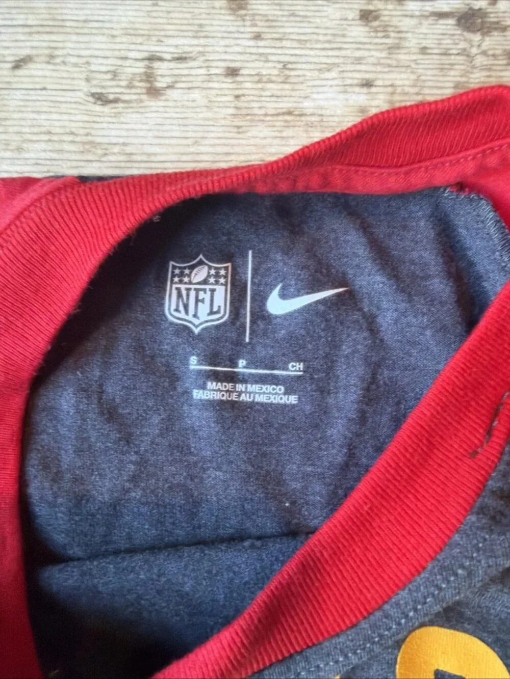 NIKE Kansas City Chiefs Shirt Long Sleeve NFL Adult Small